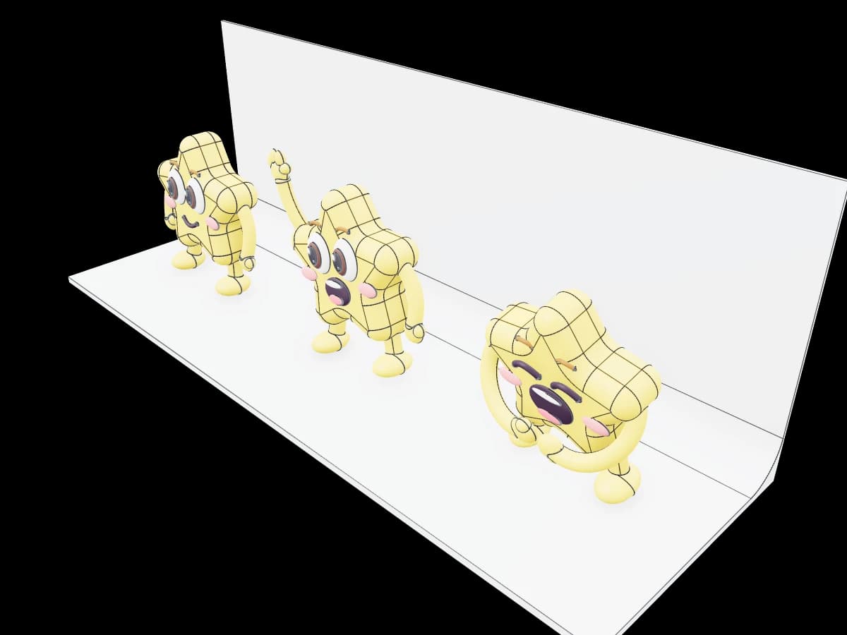 Anthropomorphic Yellow Star