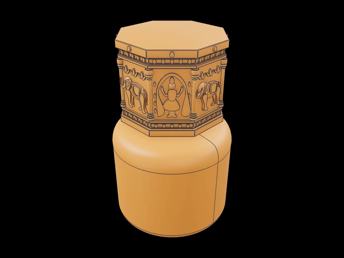 Temple Perfume Bottle