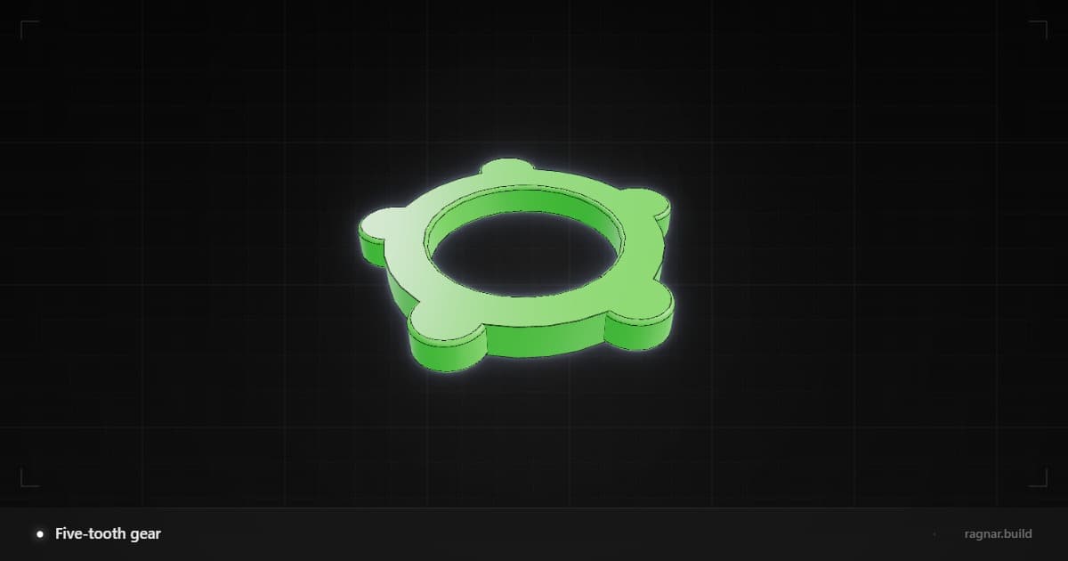 Five-Lobe Cog Ring