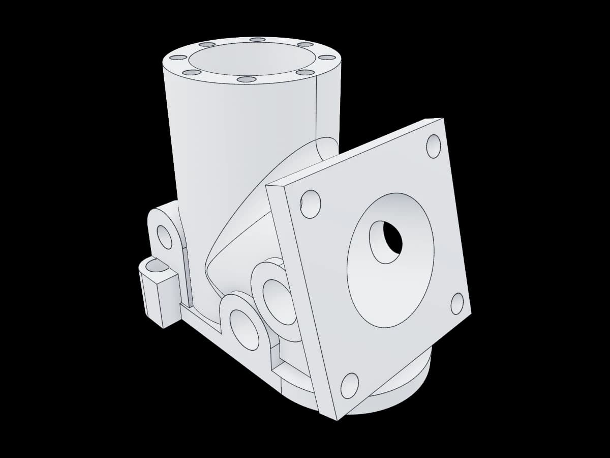 Industrial Elbow Housing