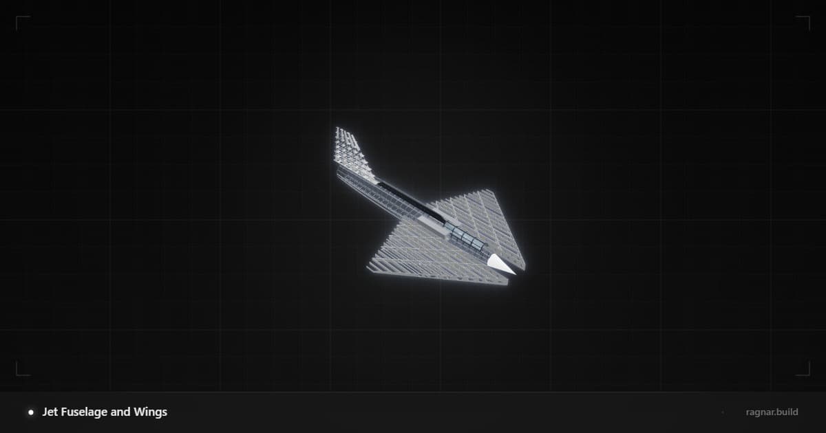 Jet Fuselage and Wings