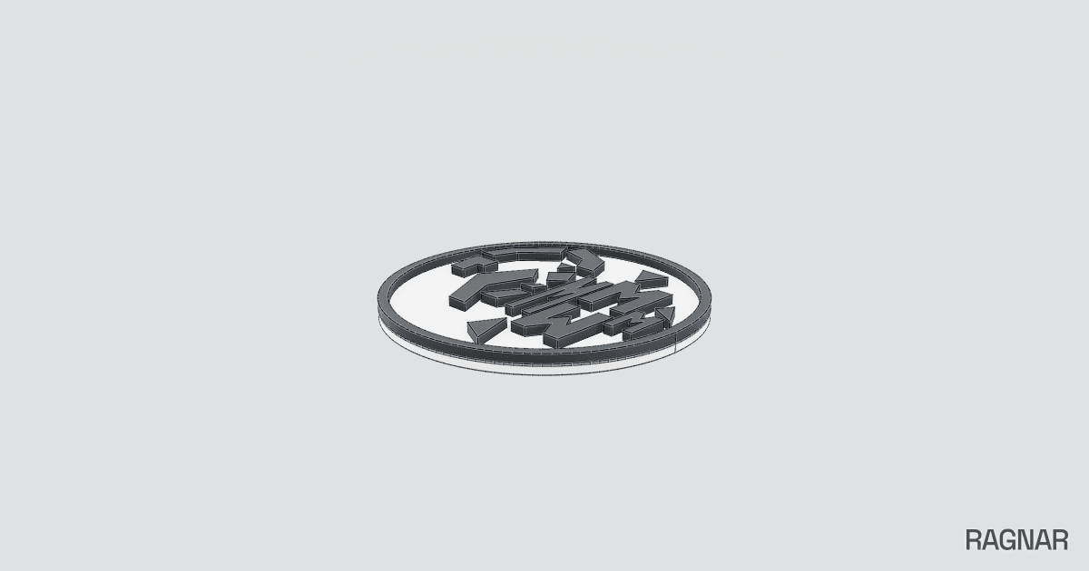 Stylized Gorilla Medallion