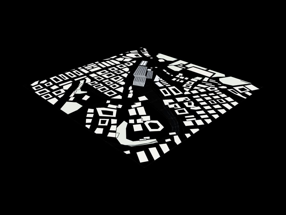 Aerial Site Plan Model