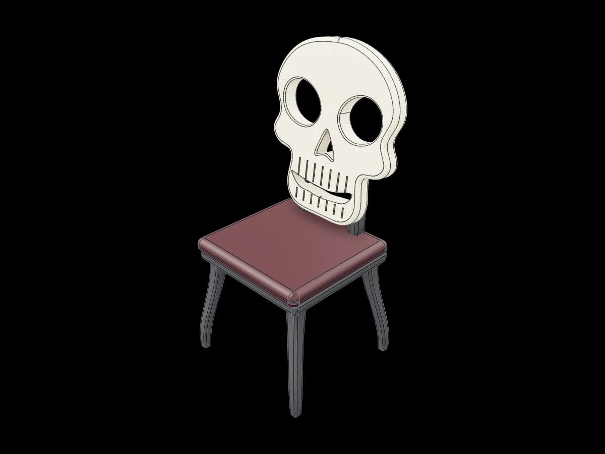 Skull Themed Chair