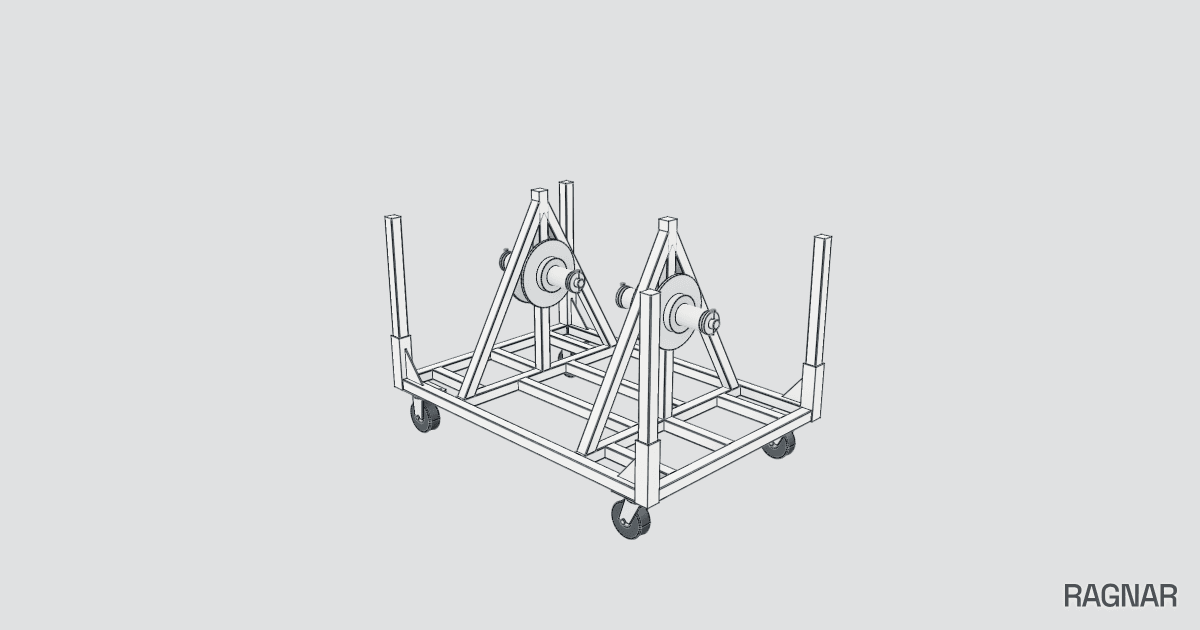Grinding Wheel Cart