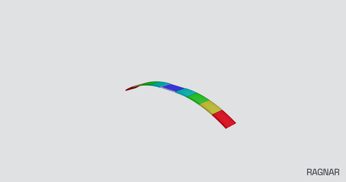 Silicon strip FEA