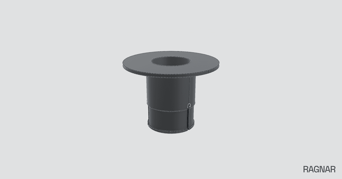 Flanged Hollow Cylinder