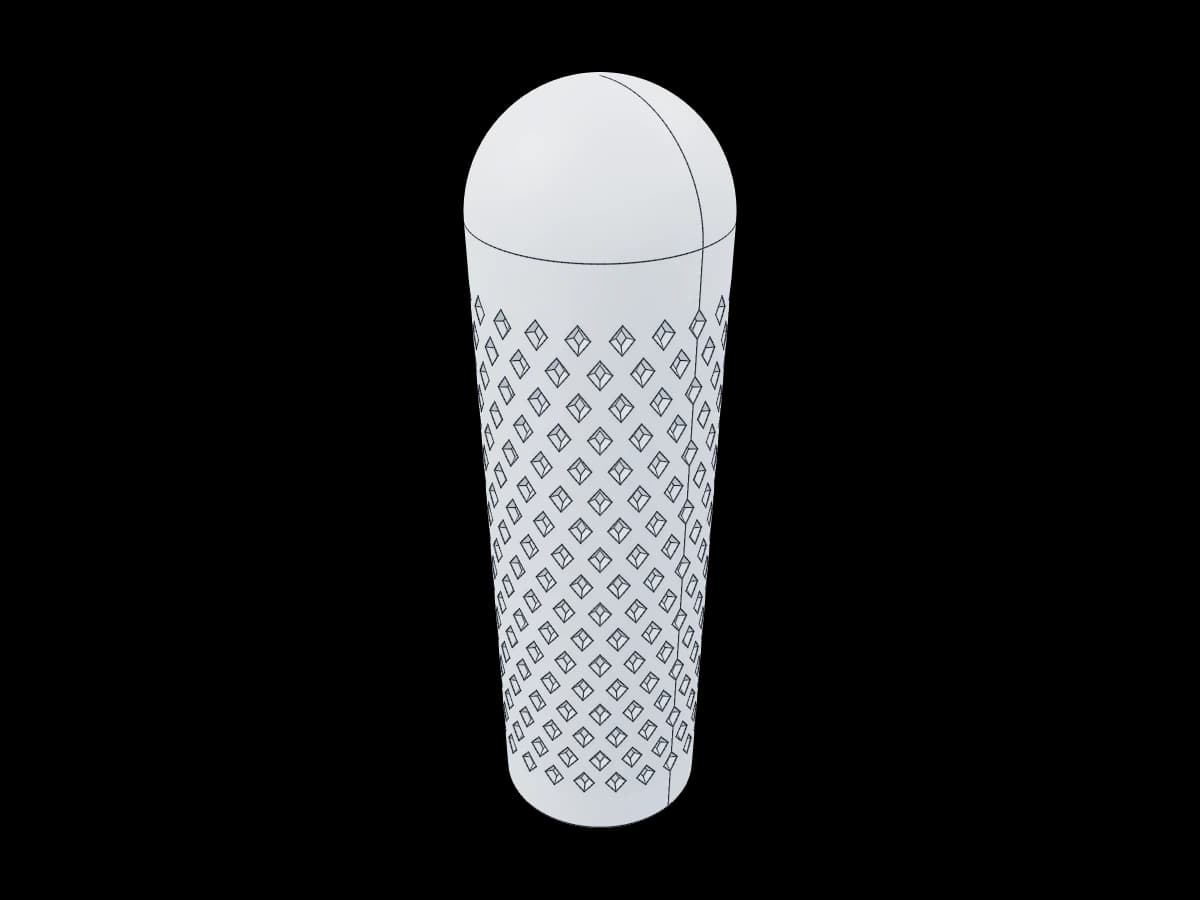 Rounded Tapered Cylinder
