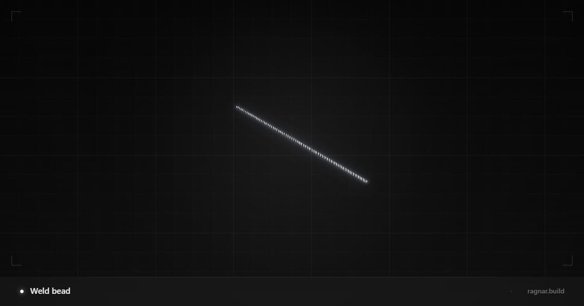 Textured Welding Bead