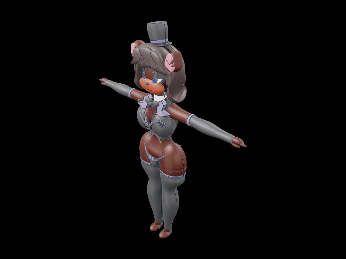 Feline Stage Character Figure