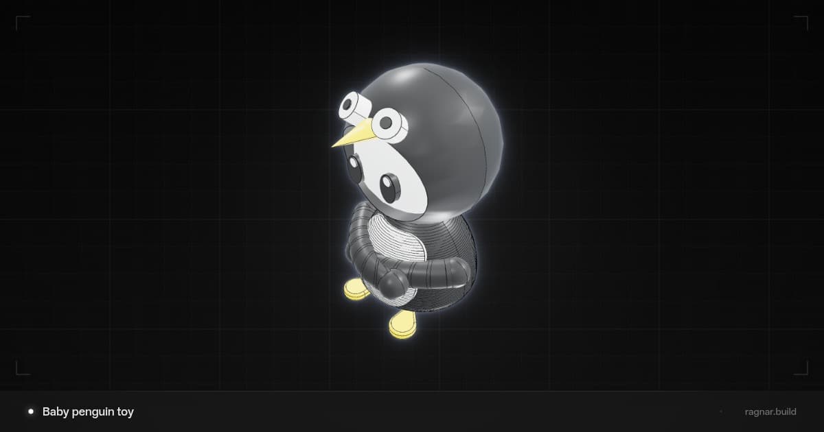 Penguin Character Figurine