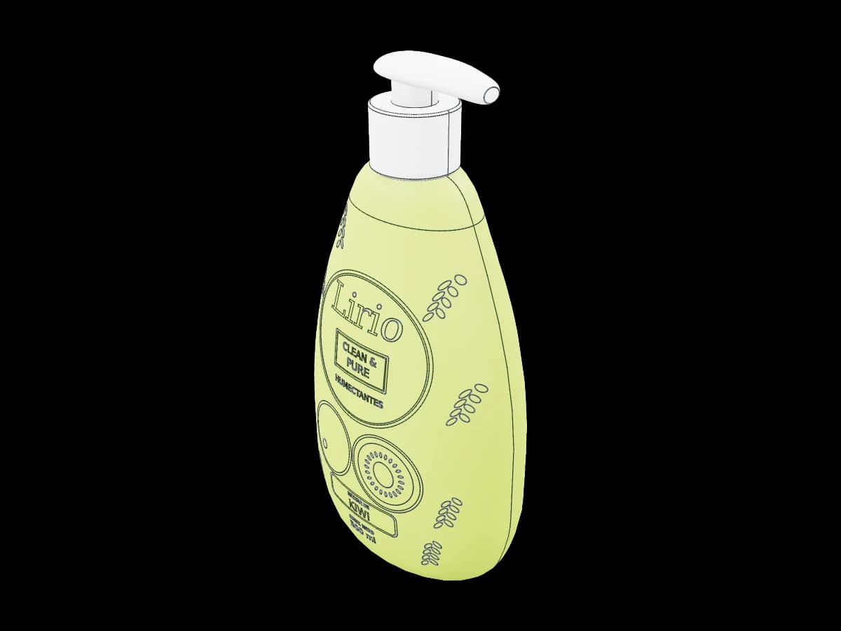 Lirio Soap Bottle Replica