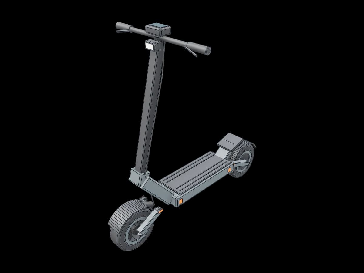Electric scooter model