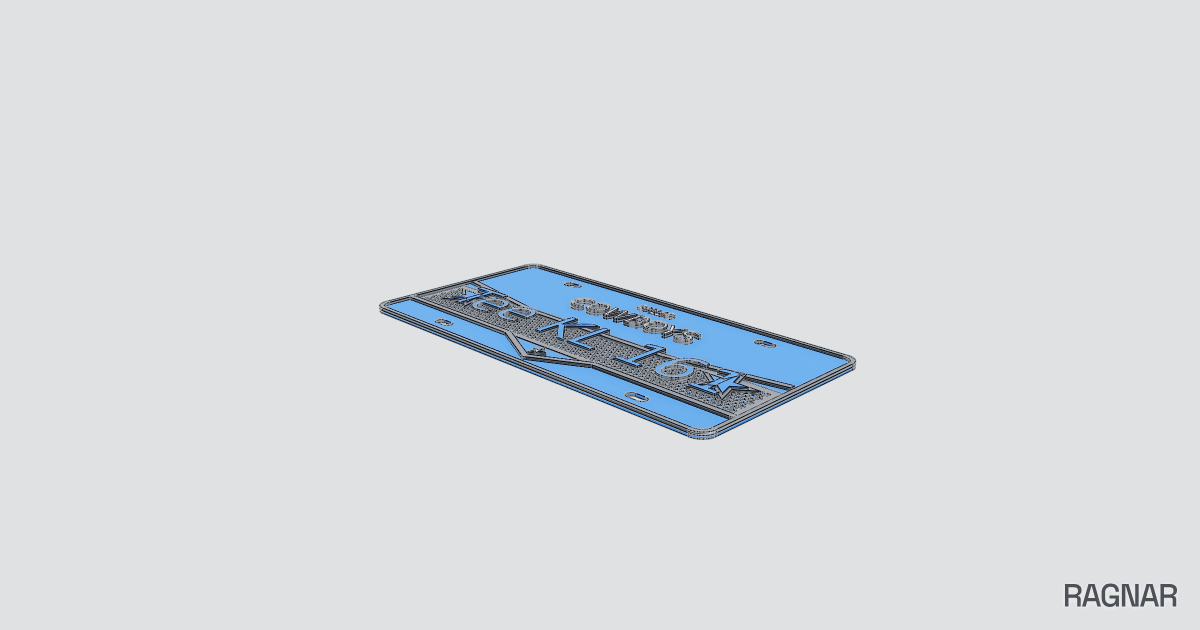 Sports Themed License Plate