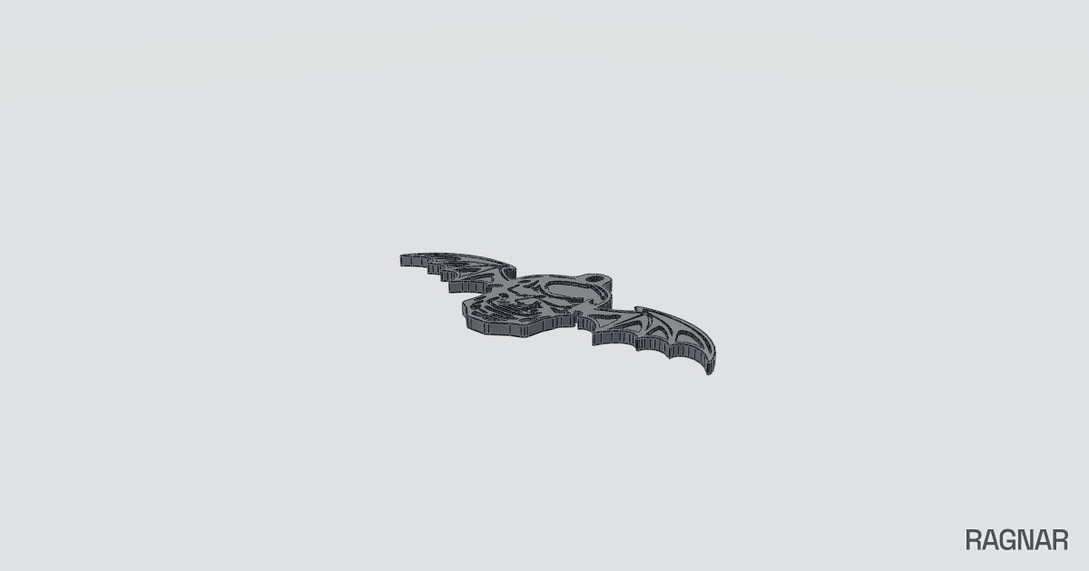 Deathbat Keychain