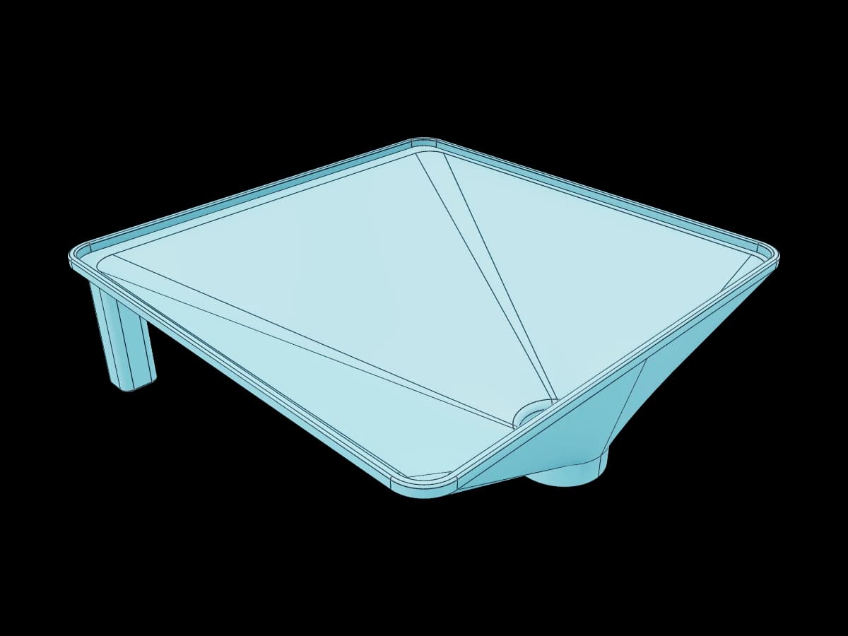 Square Side Hole Funnel