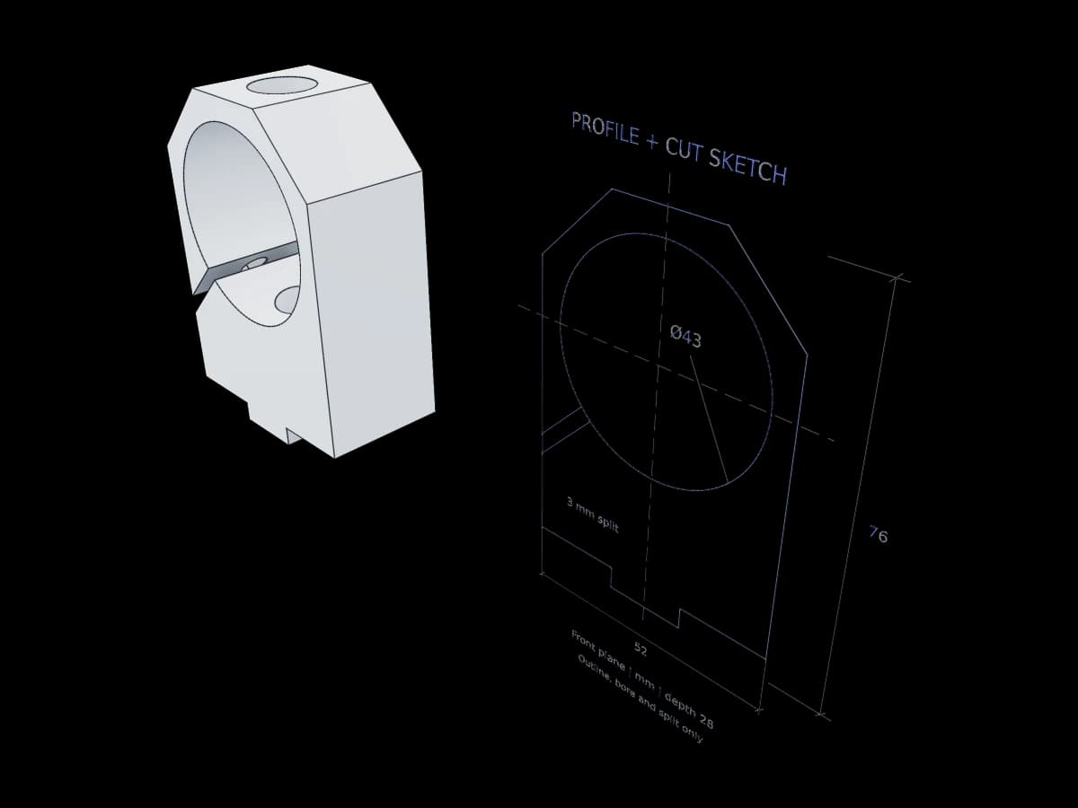 Klembeugel Bracket