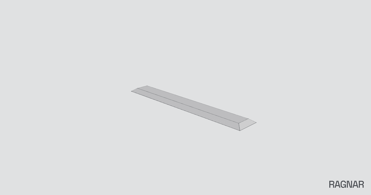 Rectangular hollow bar