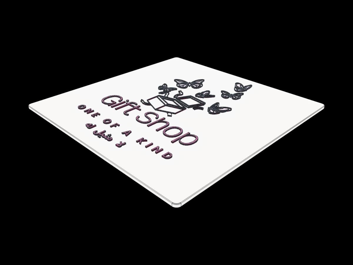 Raised Decorative Artwork Plaque