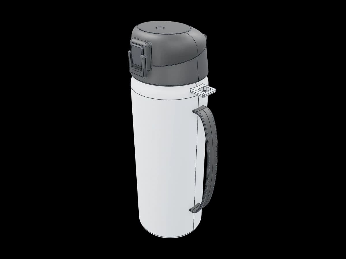 Water Bottle With Pads