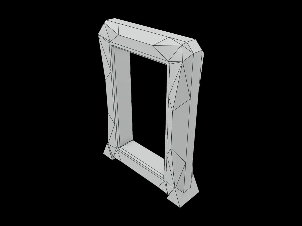 Faceted Standing Frame