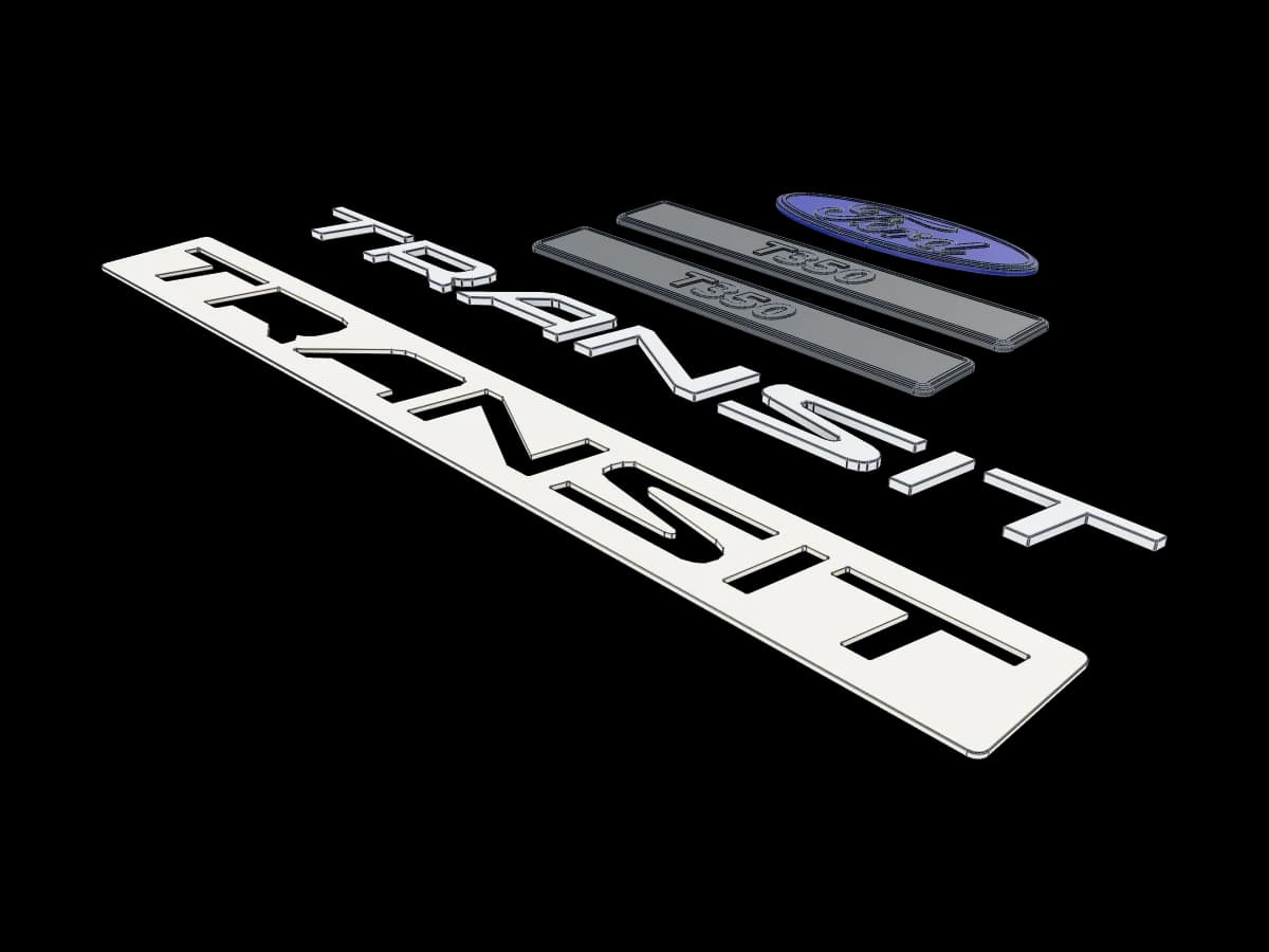 Transit Rear Door Badge