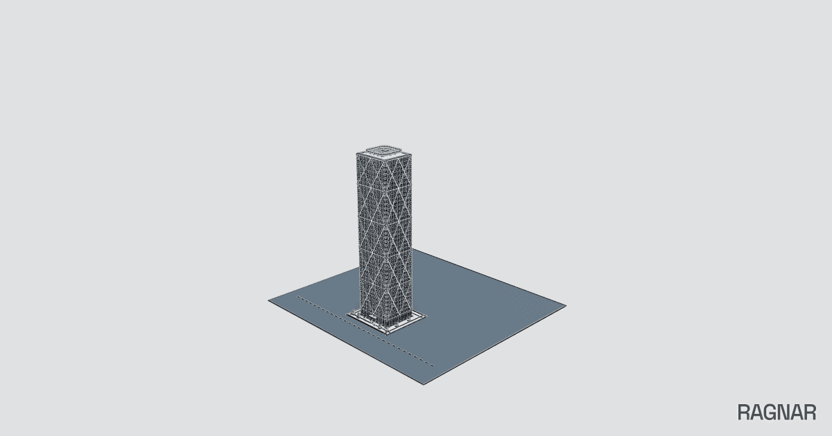 Braced Concrete Tower