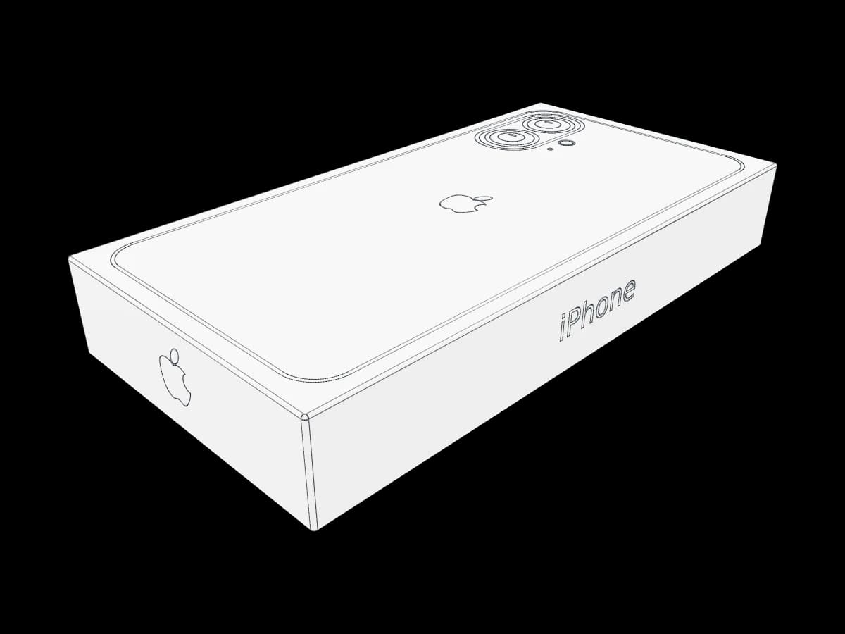 Folded Smartphone Box Lid