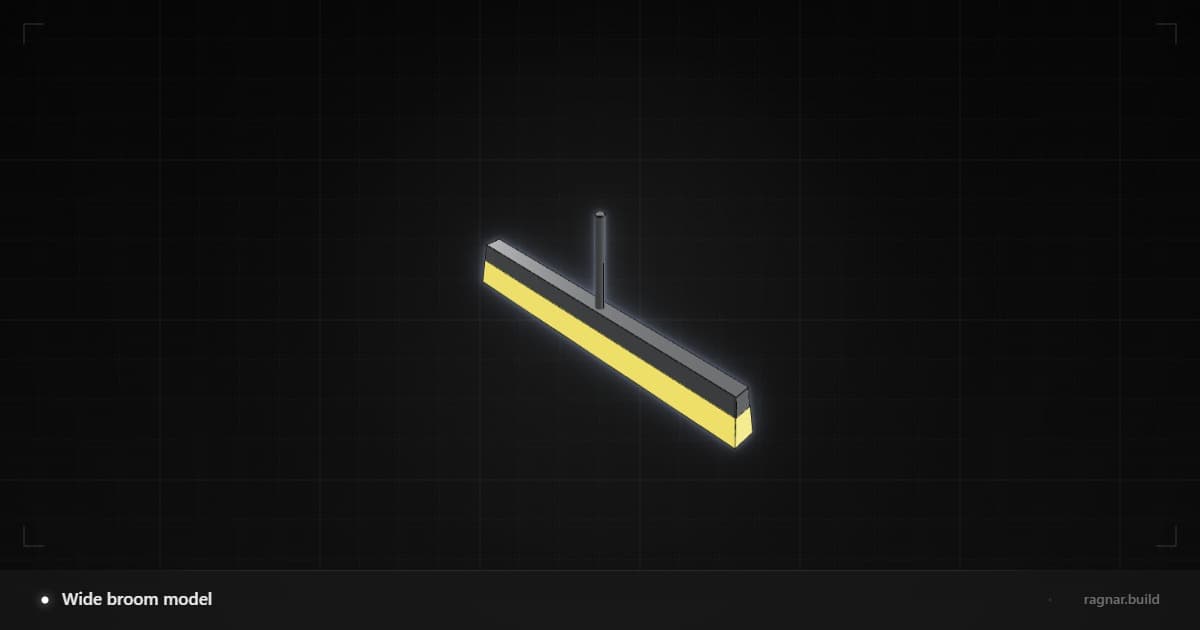 Industrial Push Broom