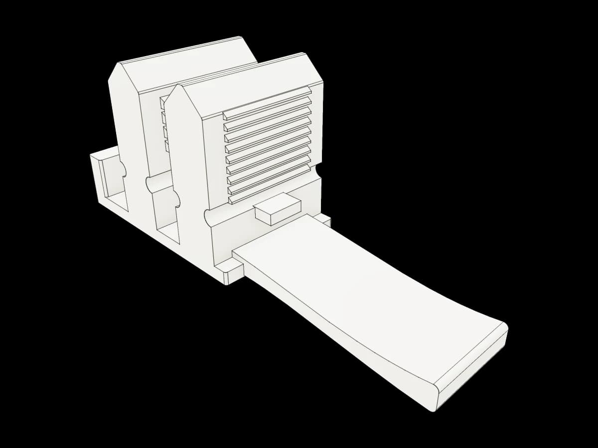 Twin Barbed Retaining Clip