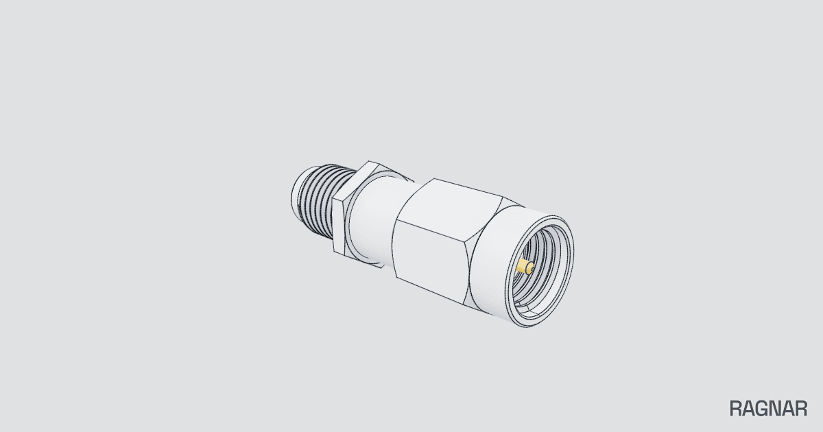 Cylindrical connector pin