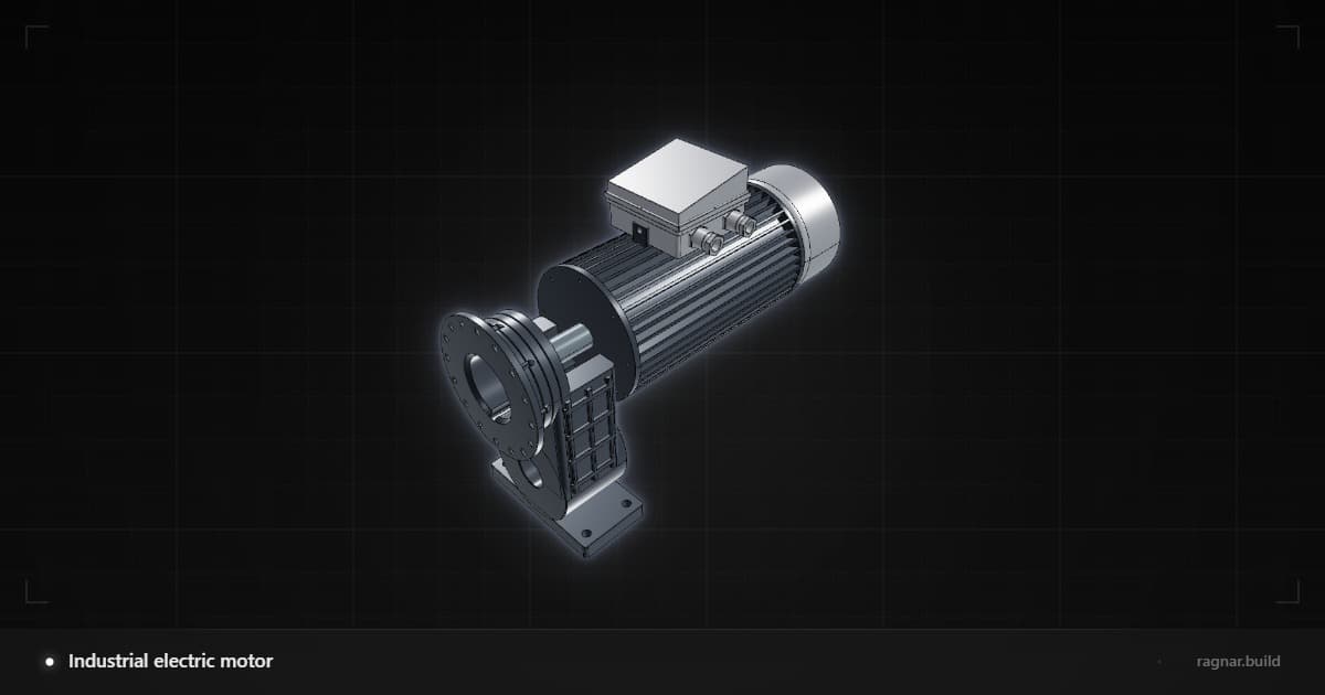 Industrial electric motor
