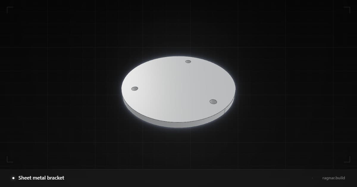 Sheet metal bracket