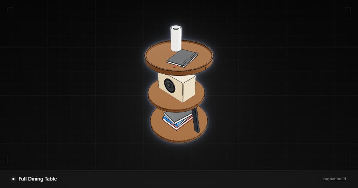 Three-Tier Side Table