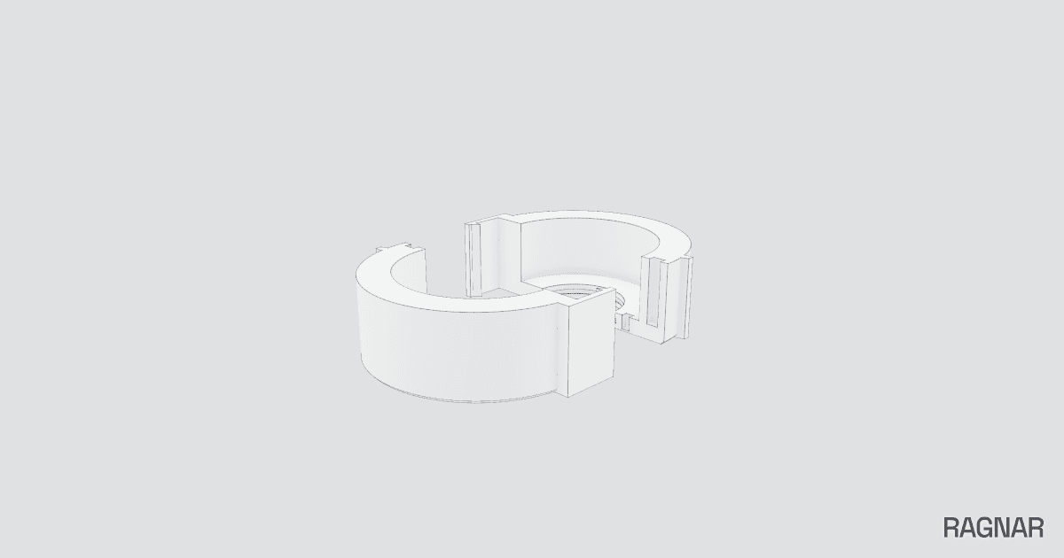 Two-Part Pipe Spacer