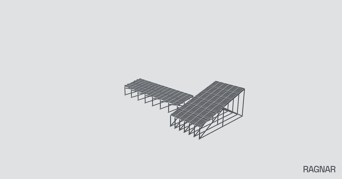 Solar panel frame