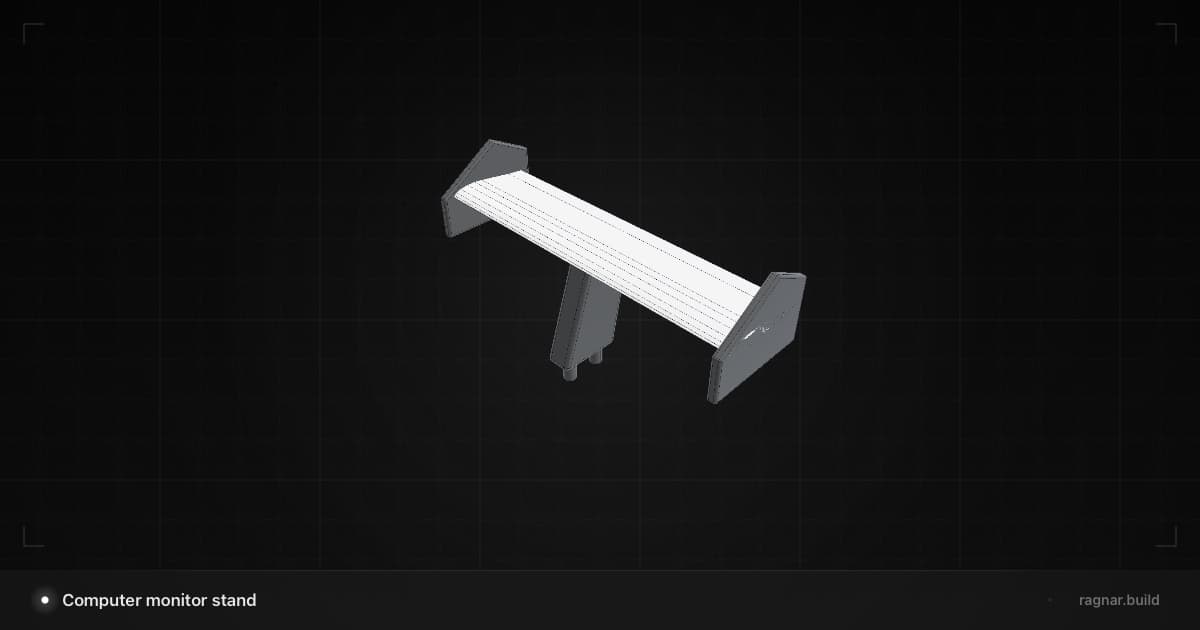 Computer monitor stand