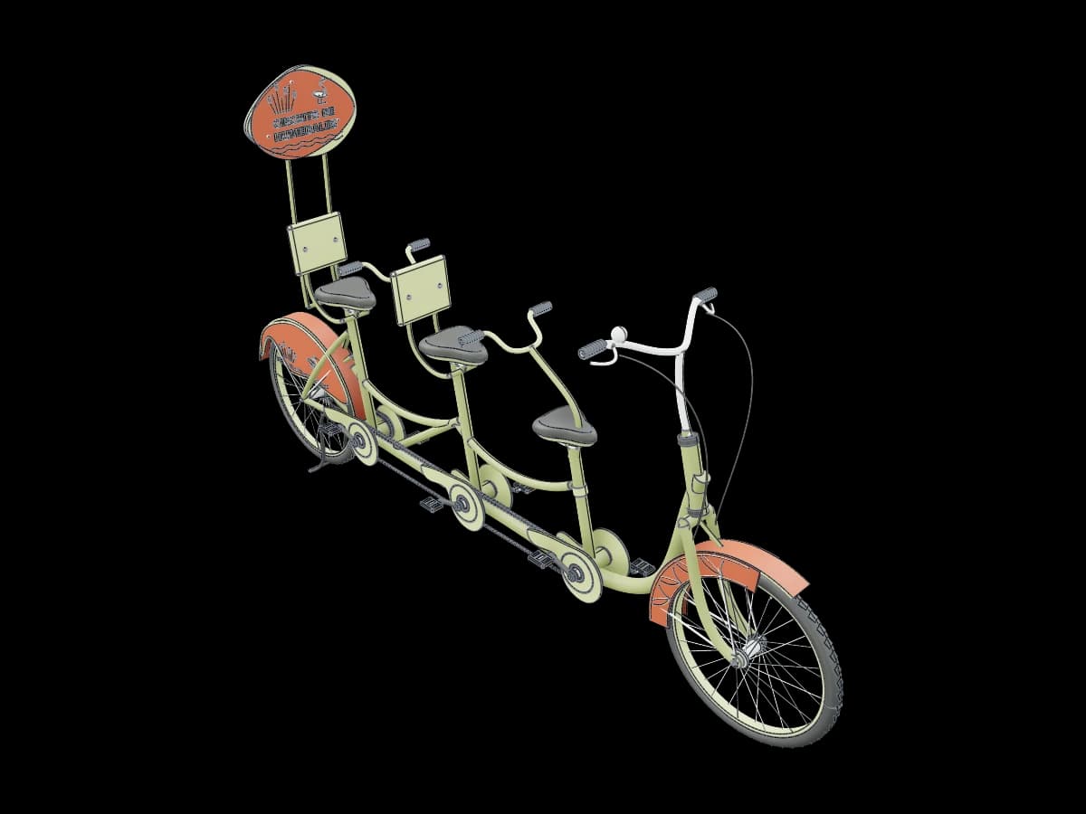 Bicicleta Con Canasto