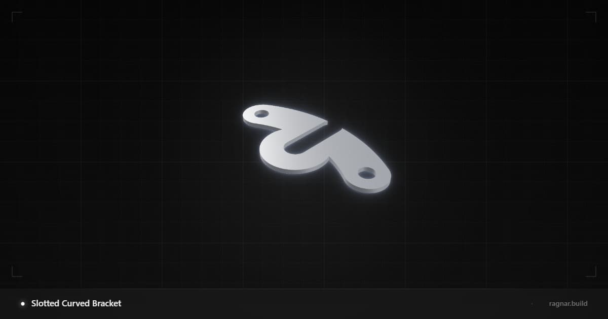 Slotted Curved Bracket