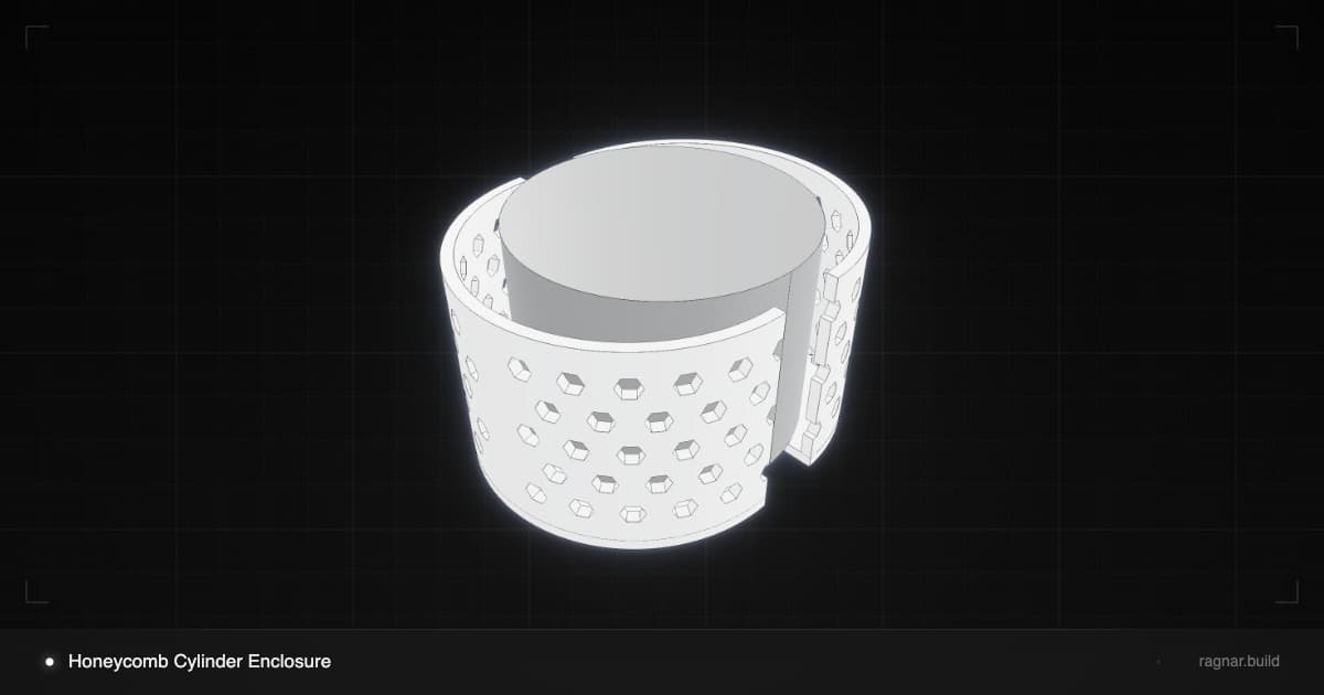 Honeycomb Cylinder Enclosure