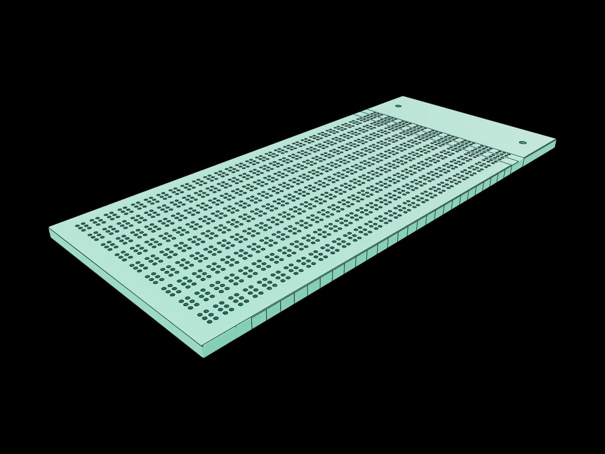Rectangular Perforated Board