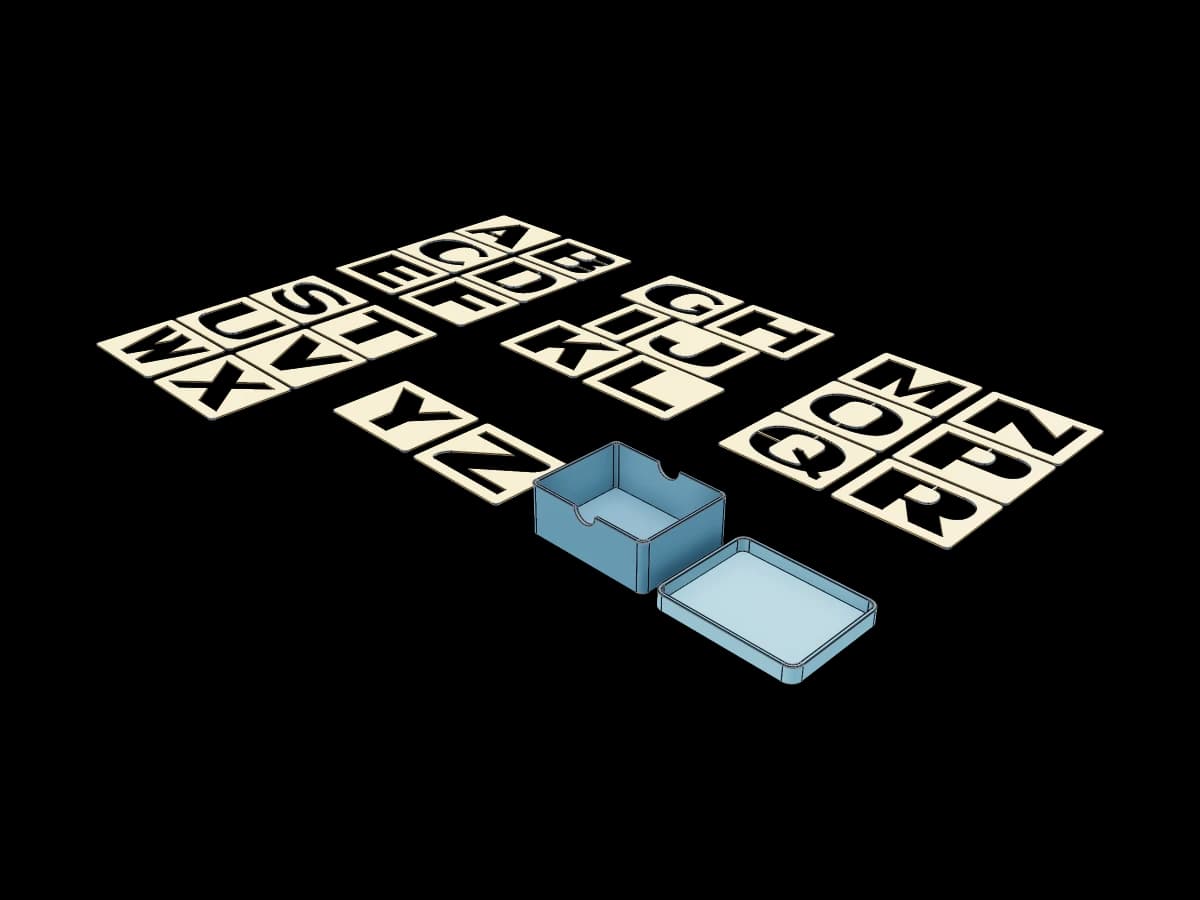 Alphabet Letter Stencils