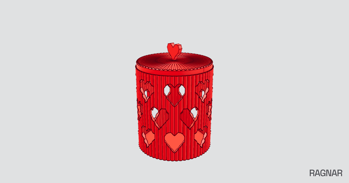 Textured Cannabis Jar