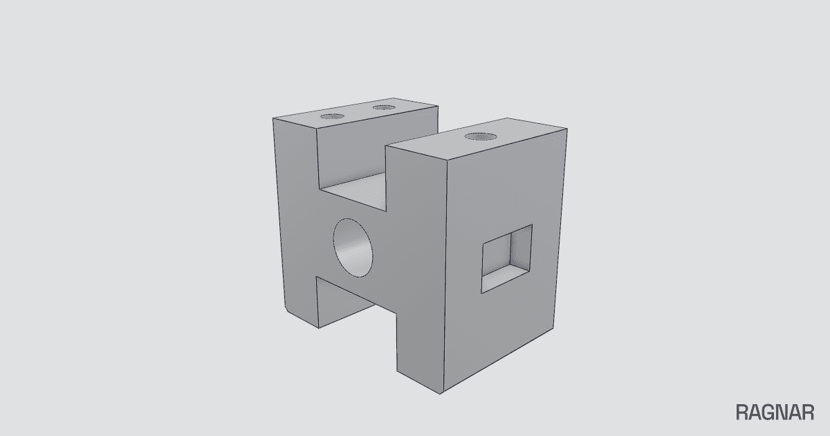 Milling practice block