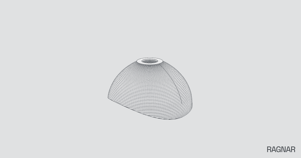 Crescent Pendant Lampshade