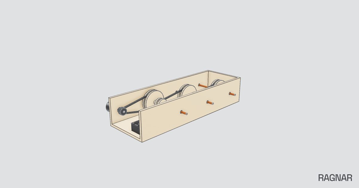 Motorized Belt Transmission Chassis
