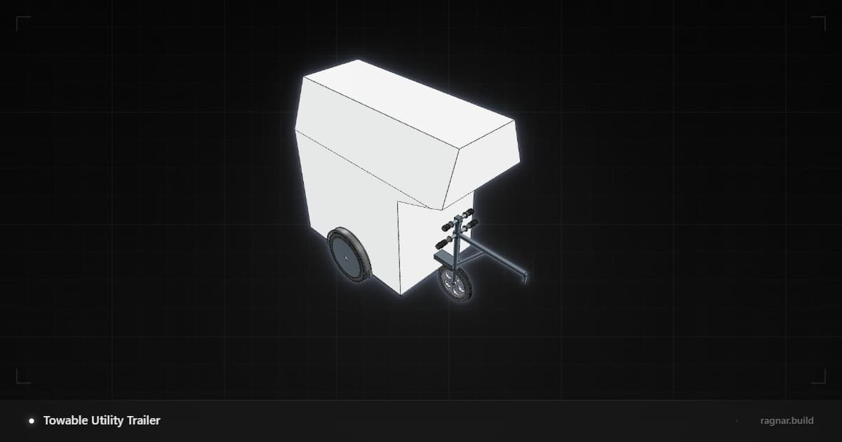 Towable Utility Trailer
