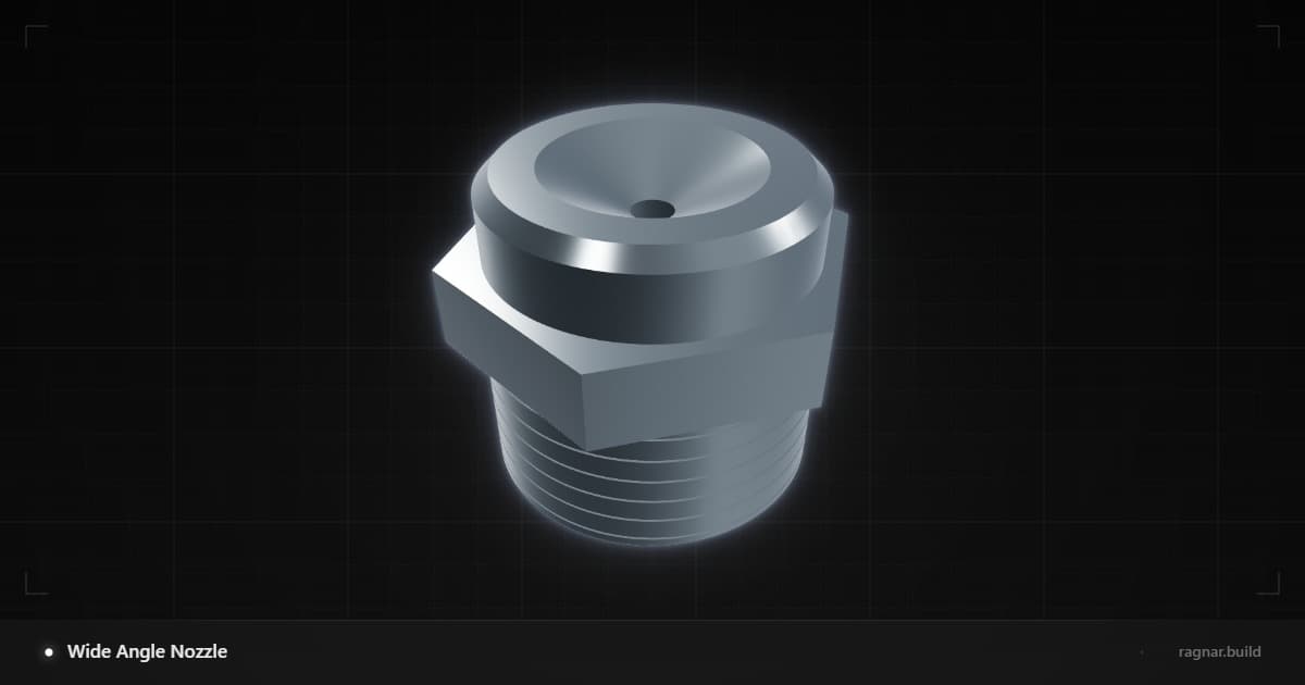 Wide Angle Nozzle