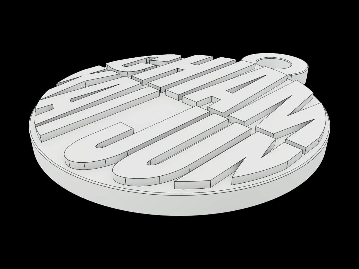 Circular NFC Tag Holder