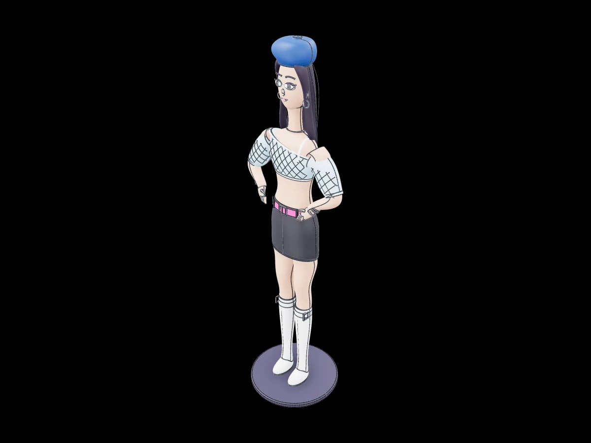 Anime Fashion Figurine